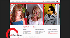 Desktop Screenshot of eightthirtyseven.com